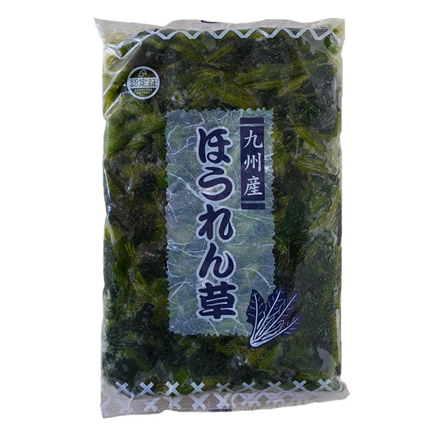 冷凍)京果 国産ほうれん草ｶｯﾄ BQF 1kg