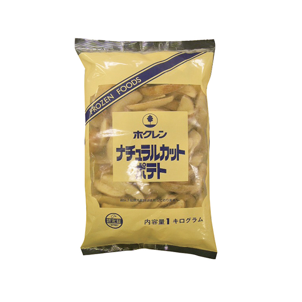 冷凍)北海道産 ナチュラルポテトカット 1kg(品薄)