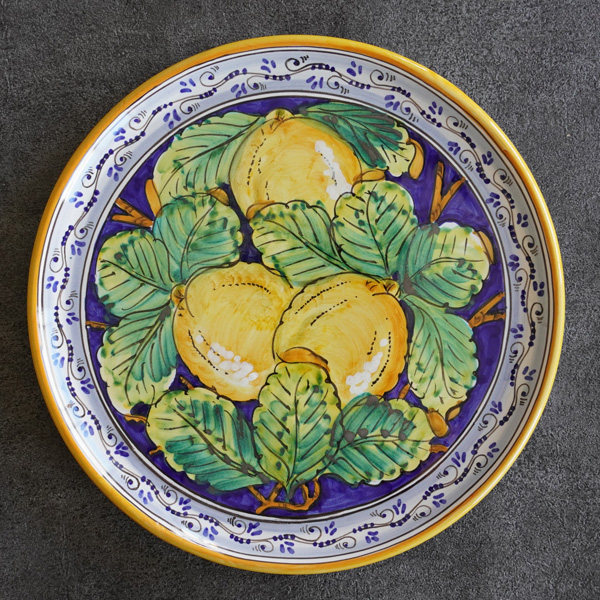 イタリア絵皿展示用陶器 ピザ皿　30cmスペシャル 数量限定